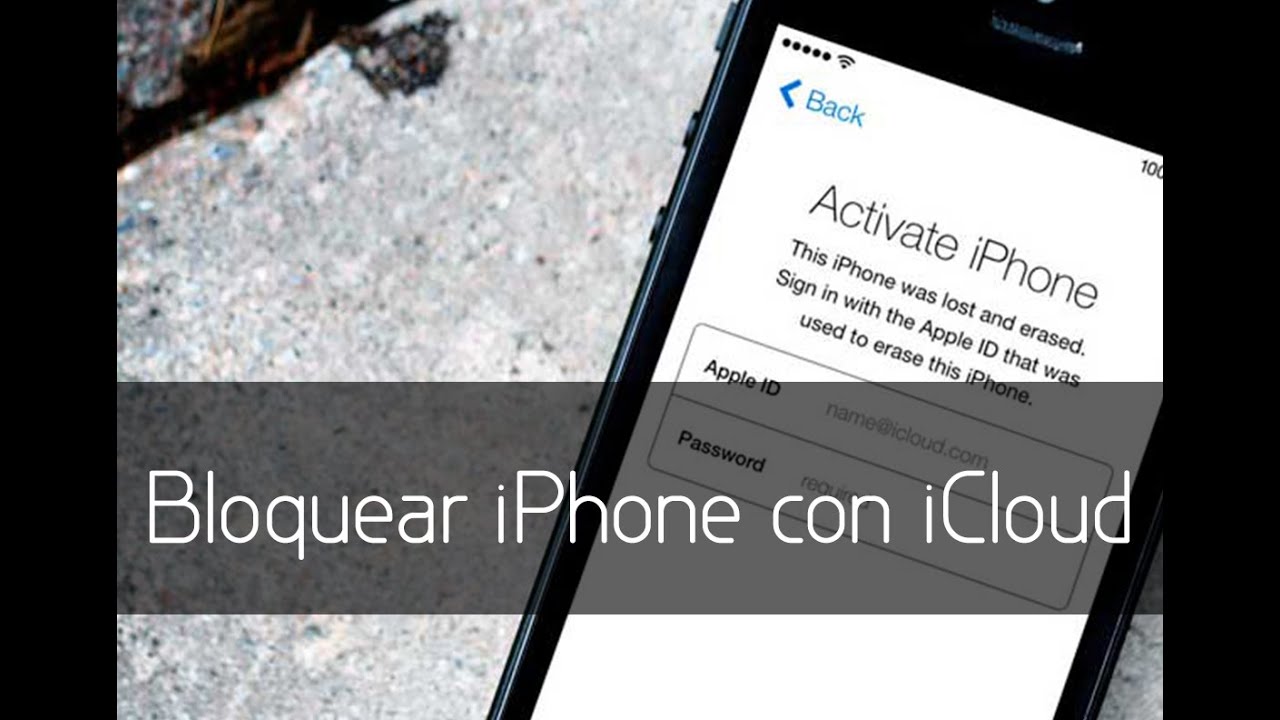 Como Bloquear Iphone Con Icloud Youtube