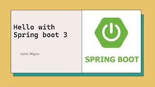 Spring boot 3: Create first project with spring boot 3 easy for beginners