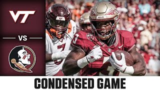 Virginia Tech vs. Florida State Condensed Game | 2023 ACC Football