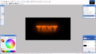 Урок по PAINT.NET как создать пылающий текст Урок по PAINT.NET как создать пылающий текст