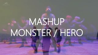 EXO & MONSTA X - Monstrous Hero MASHUP