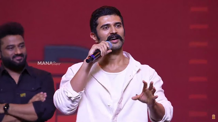 Vijay Deverakonda Speech @ Grand Launch of #DilRaju Dreams | Manastars