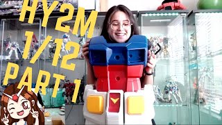HY2M 1/12 RX 78-2 Gundam Live Build Part 1 - YouTube