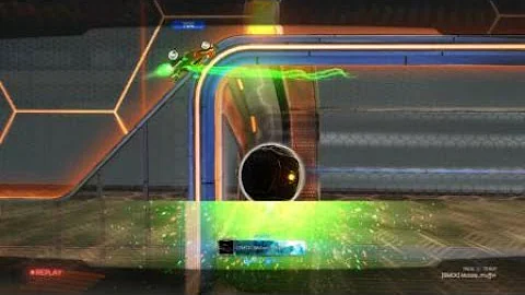 Insane ceiling shot flip reset double touch