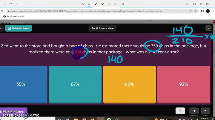 Percent Error