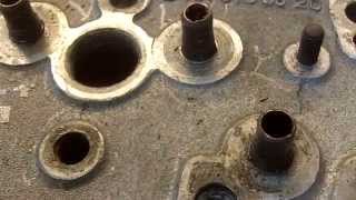 190SL Cylinder Head Evaluation and Measuring Measuring Jim S 190sl Piston And Head