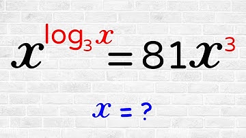 Math Olympiad | A Very Nice Logarithmic Equation | Find x