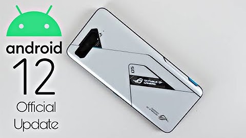 Asus ROG Phone 5 Pro Android 12 Update