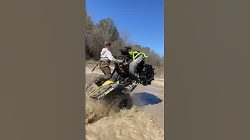 Can a can-am xmr650 do a wheelie #mudding #outlander #xmr650 #BradenPrice ￼￼
