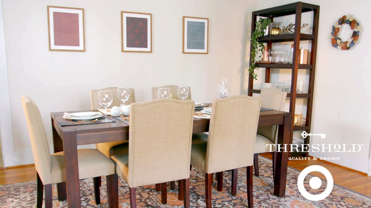 Festive Dining Room Makeover I Target’s Threshold Line for Home YouTube