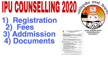 IPU btech  counselling 2020 all detail explain