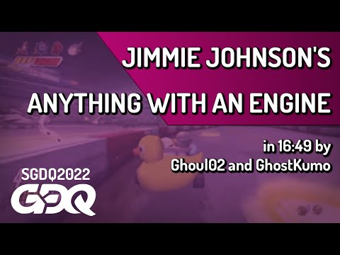 Jimmie Johnsonu0027s Anything With an Engine by Ghoul02, GhostKumo in 16:49-Summer Games Done Quick 2022