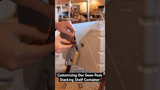 Customizing A Snow Peak Stacking Shelf Container