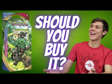 Should You Buy A Theme Deck? Rillaboom Theme Deck Unboxing and Battle