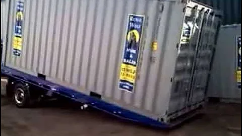 Tilt Tray Delivery - 20ft Shipping Container