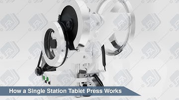 How a Single Station Tablet Press Works | LFA Tablet Presses