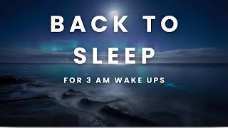 Fall Back Asleep after 3 a.m. Wake-Ups | Low-Variation Harmonic Bed Soundscape