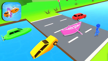 SHAPE SHIFTING🚑💨🚲All Levels Gameplay Walkthrough Android,ios