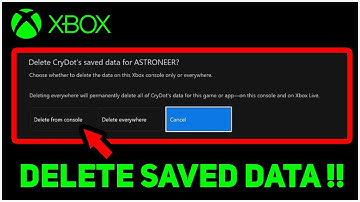 Xbox Series X/S How to DELETE Saved Data!