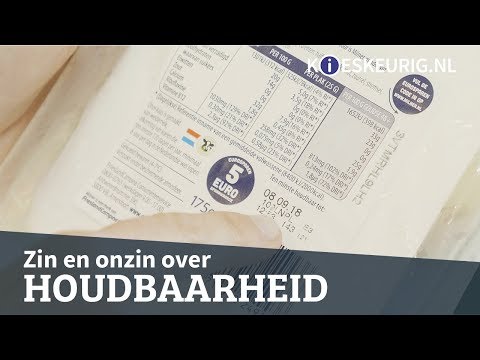 Video: Verschil Tussen Ten Minste Houdbaar Tot En Met Uiterste Gebruiksdatum