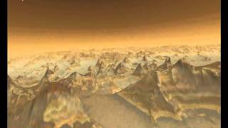 SpaceEngine - Test flight across planetary terrain