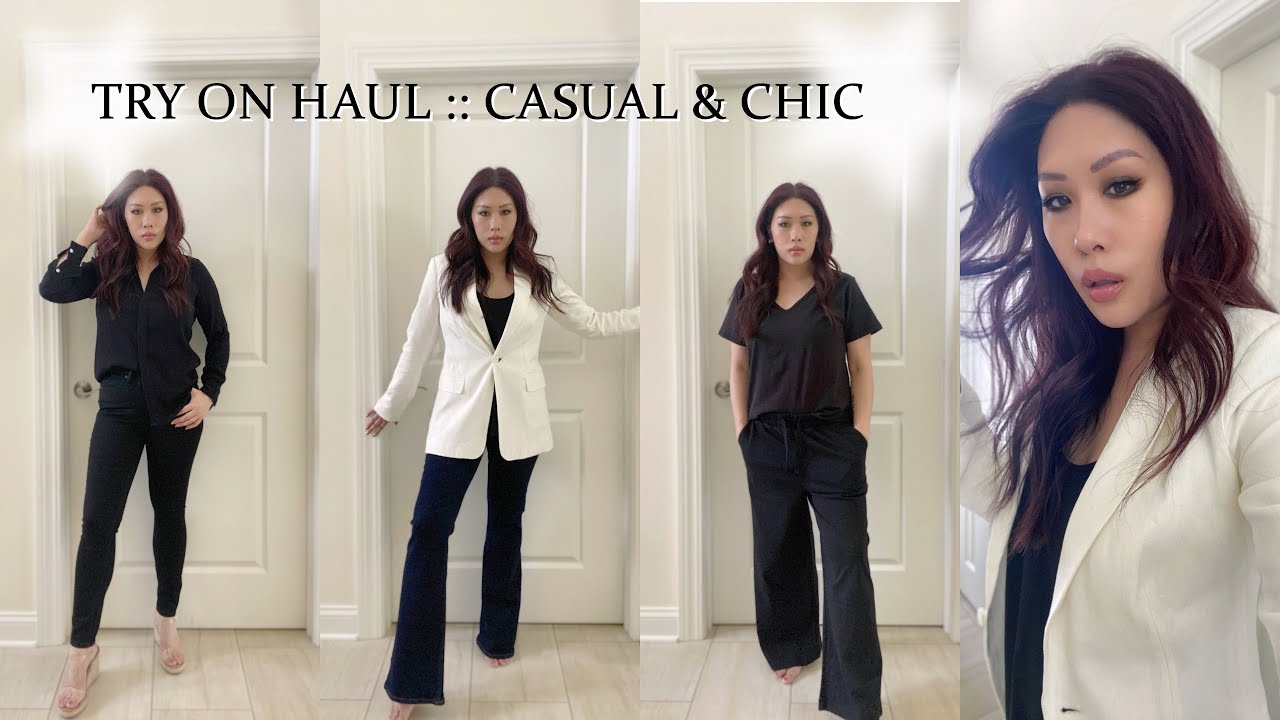 Try On Clothing Haul Casual & Chic YouTube