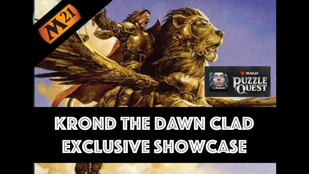 Krond Krond the Dawn-Clad - Exclusive Showcase | Magic the Gathering Puzzle ...