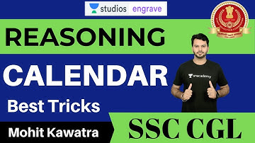 6:30 PM - Calendar Part - 1 | सम्पूर्ण ज्ञान  | Reasoning | Target SSC CGL 2019 | Mohit Kawatra