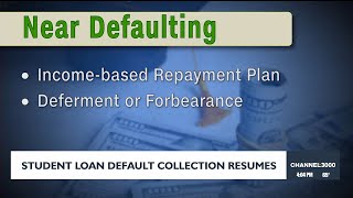 Student loan default collection resumes
