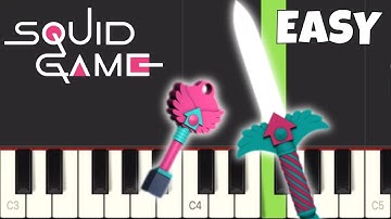 HIDE & SEEK Song - EASY Piano Tutorial - Squid Game Season 3