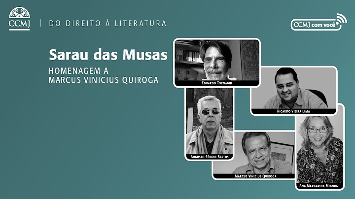 Sarau das Musas – Homenagem a Marcus Vinicius Quiroga