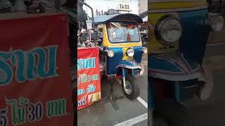 Tuk Tuk Taxi Doubling Up As Sidecar Thai Street Food Cart
