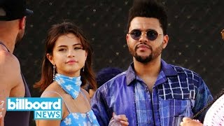 The weeknd & selena gomez get cozy at coachella 2017 | billboard news