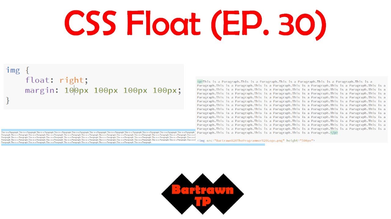 CSS Float(EP. 30) - Website Development For Beginners - YouTube