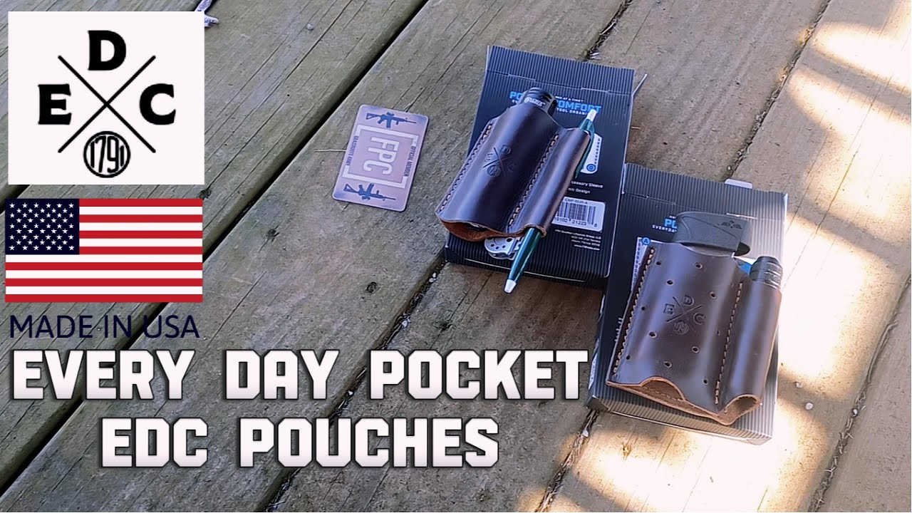 1791 EDC accessories: HANDMADE in the USA (10% code)