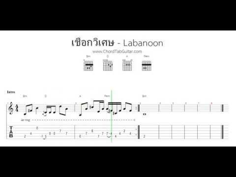คอร์ด TAB กีตาร์ - เชือกวิเศษ - ลาบานูน (ท่อน Intro)