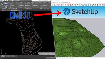 Importing Civil 3D Contour Surface to SketchUp