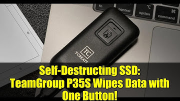 Self-Destructing SSD: TeamGroup P35S Wipes Data with One Button!
