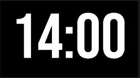 14 Minute Timer - 840 Seconds Countdown
