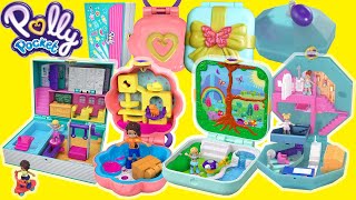 Polly Pocket Toy Sets 2019 Unboxing Flutterriffic Forest, Mini Middle School More