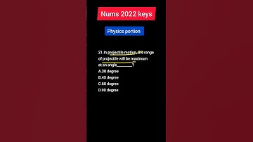 NUMS physics 2022 keys |NUMS mcat 2022 keys |PHYSICS PART 21| @mdcattest  #shorts #youtubeshorts