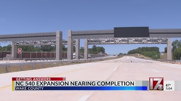 NC 540 project nears completion