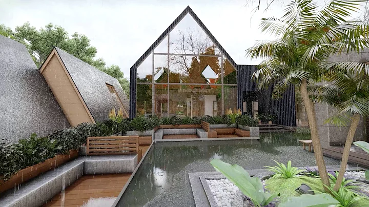 LUMION ARCHITECTURAL WALKTHROUGH || A RAINY DAY || LUMION 10