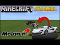 Minecraft Supercar - How To Build A 2020 Mclaren 600LT Spider Minecraft Car Tutorial