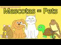 Las mascotas en inglés  Nombres de las mascotas en inglés  Video de Peques Aprenden Jugando