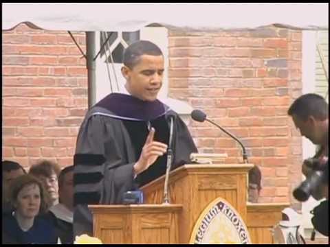 Barack Obama Gives 2005 Commencement Address At Knox College Youtube