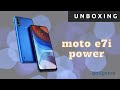 Unboxing y principales características del moto e7i power