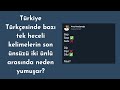 Türkiye Türkçesinde bazı tek heceli kelimelerin son ünsüzü iki ünlü arasında neden yumuşar?