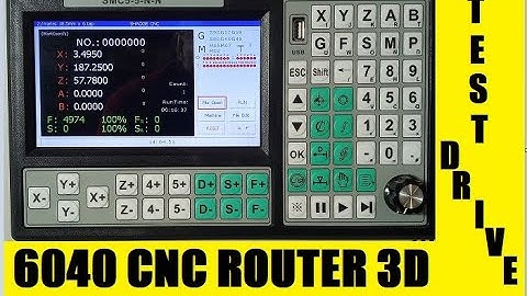 3D TEST DRIVE with a 4040 CNC router + I WOULD "NOT" PAY OVER $500 for the SMC 5-5-N-N controller