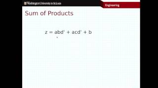 CSE260 - Sum of Products